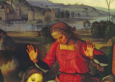 キリストの嘆き1495 作： Pietro Perugino